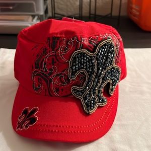 Woman’s Red Baseball style hat - NWTO